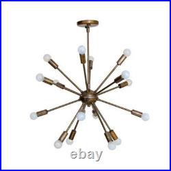 16-Arm Sputnik Chandelier Atomic Mid Century Modern Ceiling Light 16-Arm Sputnik Chandelier Atomic Mid Century Modern Ceiling Light