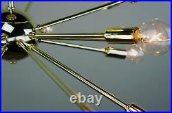 18 Light Mid Century Brass Sputnik atomic chandelier starburst light Fixture 18 Light Mid Century Brass Sputnik atomic chandelier starburst light Fixture