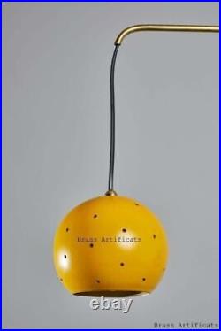 1950 MID Century Urchin Brass Sputnik Chandelier Vintage Stilnovo Kalmar Italian
