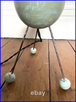 1950's ATOMIC LAMP MID CENTURY SPUTNIK RETRO VINTAGE SPACE AGE TRIPOD
