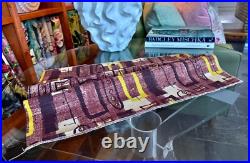 1950's Atomic Tiki Hawaiian Mid Century Beatnik Barkcloth Vintage Fabric PILLOW