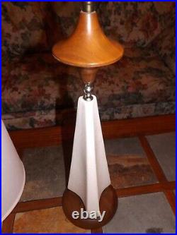 1950s Atomic Mid Century Rocket MOD Dutch Shape UFO Table Lamp MCM Vintage Retro