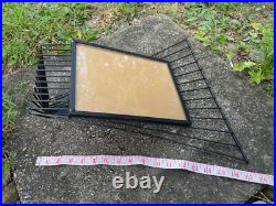 1950s Large Wire Frame Atomic Midcentury 8x10 Art Deco Retro Abstract Metal