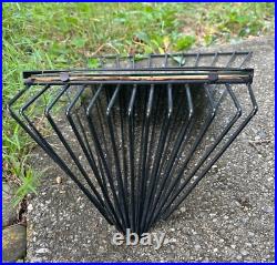 1950s Large Wire Frame Atomic Midcentury 8x10 Art Deco Retro Abstract Metal