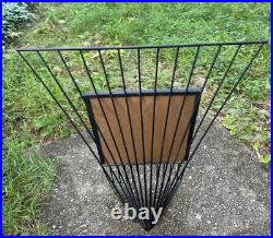 1950s Large Wire Frame Atomic Midcentury 8x10 Art Deco Retro Abstract Metal