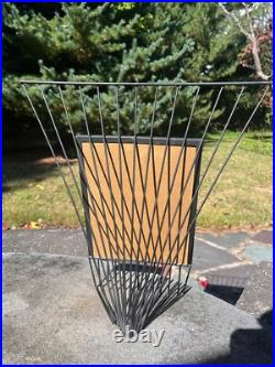 1950s Large Wire Frame Atomic Midcentury 8x10 Art Deco Retro Abstract Metal