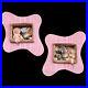 1950s_Vintage_Pink_Asian_Chalkware_Wall_Art_Plaques_MCM_Mid_Century_Pair_Atomic_01_zob