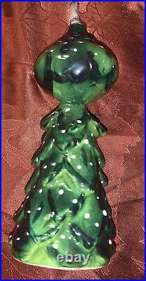 1959 Holt Howard Pixie Christmas Tree Girl Ceramic Atomic Age Retro Mid Century