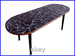 1960's JAQUELINE GROAG Atomic Mid-Century Coffee / Drinks Table