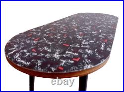 1960's JAQUELINE GROAG Atomic Mid-Century Coffee / Drinks Table
