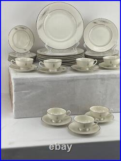 1960's MID CENTURY ATOMIC Syracuse China POLARIS Place Settings 37 Piece Set