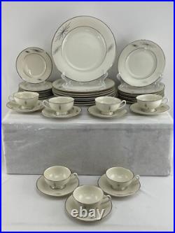 1960's MID CENTURY ATOMIC Syracuse China POLARIS Place Settings 37 Piece Set