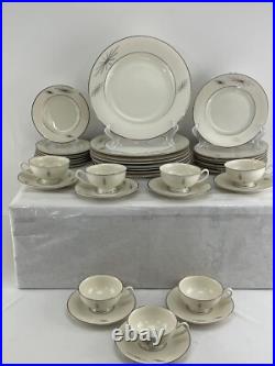 1960's MID CENTURY ATOMIC Syracuse China POLARIS Place Settings 37 Piece Set