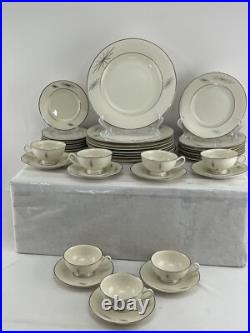 1960's MID CENTURY ATOMIC Syracuse China POLARIS Place Settings 37 Piece Set