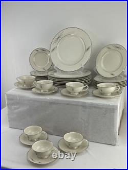 1960's MID CENTURY ATOMIC Syracuse China POLARIS Place Settings 37 Piece Set