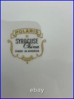 1960's MID CENTURY ATOMIC Syracuse China POLARIS Place Settings 37 Piece Set