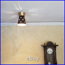 234 50s 60s Vintage Ceiling Light Lamp atomic midcentury eames retro hall foyer