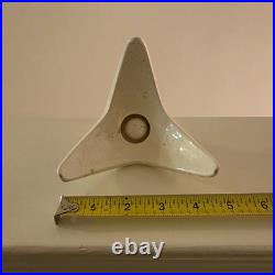 2 Unique Mid Century 1950s Franciscan Ware 3.5 Atomic Starburst Candle Holders
