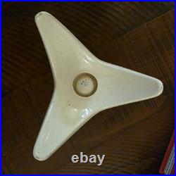 2 Unique Mid Century 1950s Franciscan Ware 3.5 Atomic Starburst Candle Holders