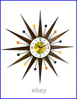 3026Colorful Balls Atomic Wall Starburst Clock George Nelson Style 1970s 3026Colorful Balls Atomic Wall Starburst Clock George Nelson Style 1970s