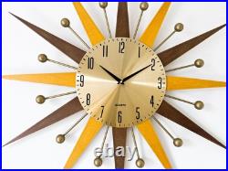 31 Retro Starburst Wall Clock Mid Century Modern Atomic Style Home Decor 31 Retro Starburst Wall Clock Mid Century Modern Atomic Style Home Decor
