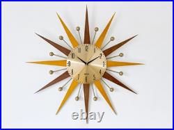 31 Retro Starburst Wall Clock Mid Century Modern Atomic Style Home Decor 31 Retro Starburst Wall Clock Mid Century Modern Atomic Style Home Decor