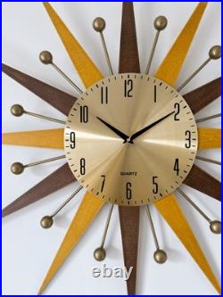 31 Retro Starburst Wall Clock Mid Century Modern Atomic Style Home Decor 31 Retro Starburst Wall Clock Mid Century Modern Atomic Style Home Decor