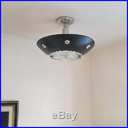 340b 50s 60s Vintage Ceiling Light Lamp Fixture atomic midcentury eames 1 of 3
