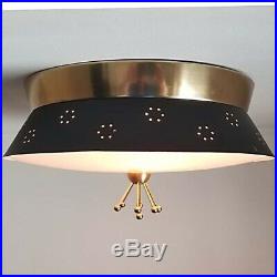 429b 60s 70s Vintage Ceiling Light Lamp Fixture atomic midcentury eames retro