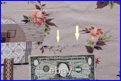 50's Mid Century Floral Atomic Barkcloth Vintage Fabric 8 + Yds 44W Coral Tan 50's Mid Century Floral Atomic Barkcloth Vintage Fabric 8 + Yds 44W Coral Tan