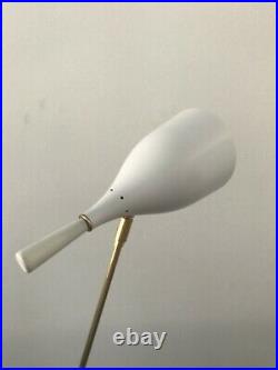 58 BRASS FLOOR LAMP Arteluce Eames Stilnovo Mid-Century Deco Atomic