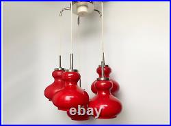 70s Vintage Cascade Lighting Mid-century MCM Pendant Lamp Vintage Atomic Space