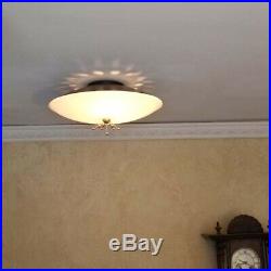 734b 60s 70s Vintage Ceiling Light Lamp Fixture atomic midcentury eames retro