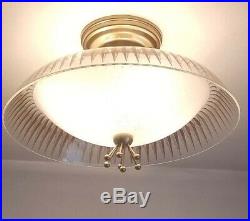 736b 50s 60s Vintage Ceiling Light Lamp Fixture atomic midcentury eames retro