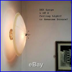 759b 50s 60's Vintage Ceiling Light Lamp Fixture atomic mid-century eames Moe