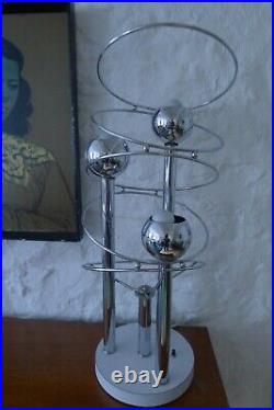 A pair of Italian Mid Century Atomic space age sputnik lamps. Torino 60's 70's