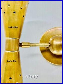 Atomic 50's 60s Style mid-Century Modern Bow tie Dual Cone Wall Sconce lamp Atomic 50's 60s Style mid-Century Modern Bow tie Dual Cone Wall Sconce lamp