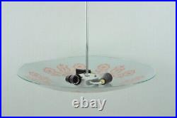 Atomic Lighting, Ceiling Lamp, Mid Century Lighting, Glass Ceiling Light