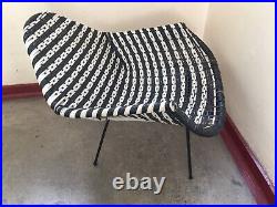 Atomic Mid Century Satellite Sputnik Chair 50/60s 1960 Retro Vintage Woven Small