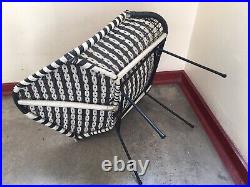 Atomic Mid Century Satellite Sputnik Chair 50/60s 1960 Retro Vintage Woven Small