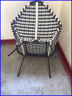 Atomic Mid Century Satellite Sputnik Chair 50/60s 1960 Retro Vintage Woven Small