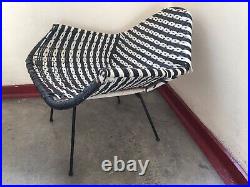 Atomic Mid Century Satellite Sputnik Chair 50/60s 1960 Retro Vintage Woven Small