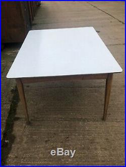 Atomic Retro Mid Century Vintage Dining Table Formica 6 seater Kitchen Large