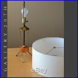 Atomic Rocket! MID Century Modern Tripod Table Lamp! 50's Paul Mccobb Space Age