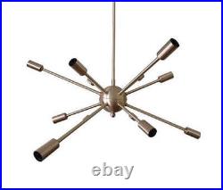 Atomic SPUTNIK 12 arm Ceiling Starburst Light Modern Brass Mid Century