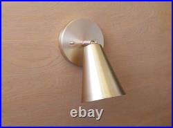 Atomic Single Cone Wall Sconce Mid Century Modern UL LISTED Atomic Single Cone Wall Sconce Mid Century Modern UL LISTED