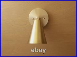 Atomic Single Cone Wall Sconce Mid Century Modern UL LISTED Atomic Single Cone Wall Sconce Mid Century Modern UL LISTED