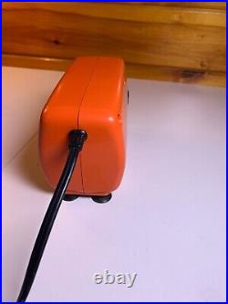 Atomic Vintage Mid Century JAPAN JAPANESE Burnt Orange Electric Pencil Sharpener