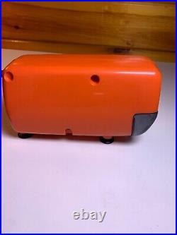 Atomic Vintage Mid Century JAPAN JAPANESE Burnt Orange Electric Pencil Sharpener