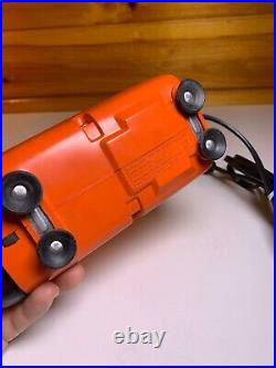 Atomic Vintage Mid Century JAPAN JAPANESE Burnt Orange Electric Pencil Sharpener